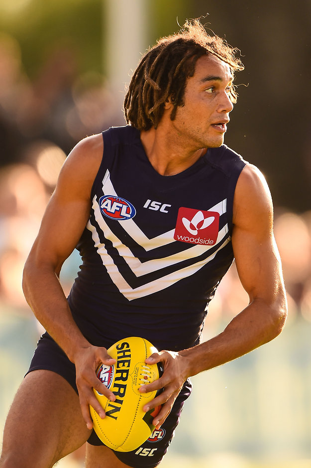 AFL 2016 NAB Challenge - Fremantle v Richmond Tendai Mzungu has laid a strong platform to reclaim his place in Fremantle's best 22 - ${keywords}